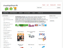 Tablet Screenshot of onestopshop.pk